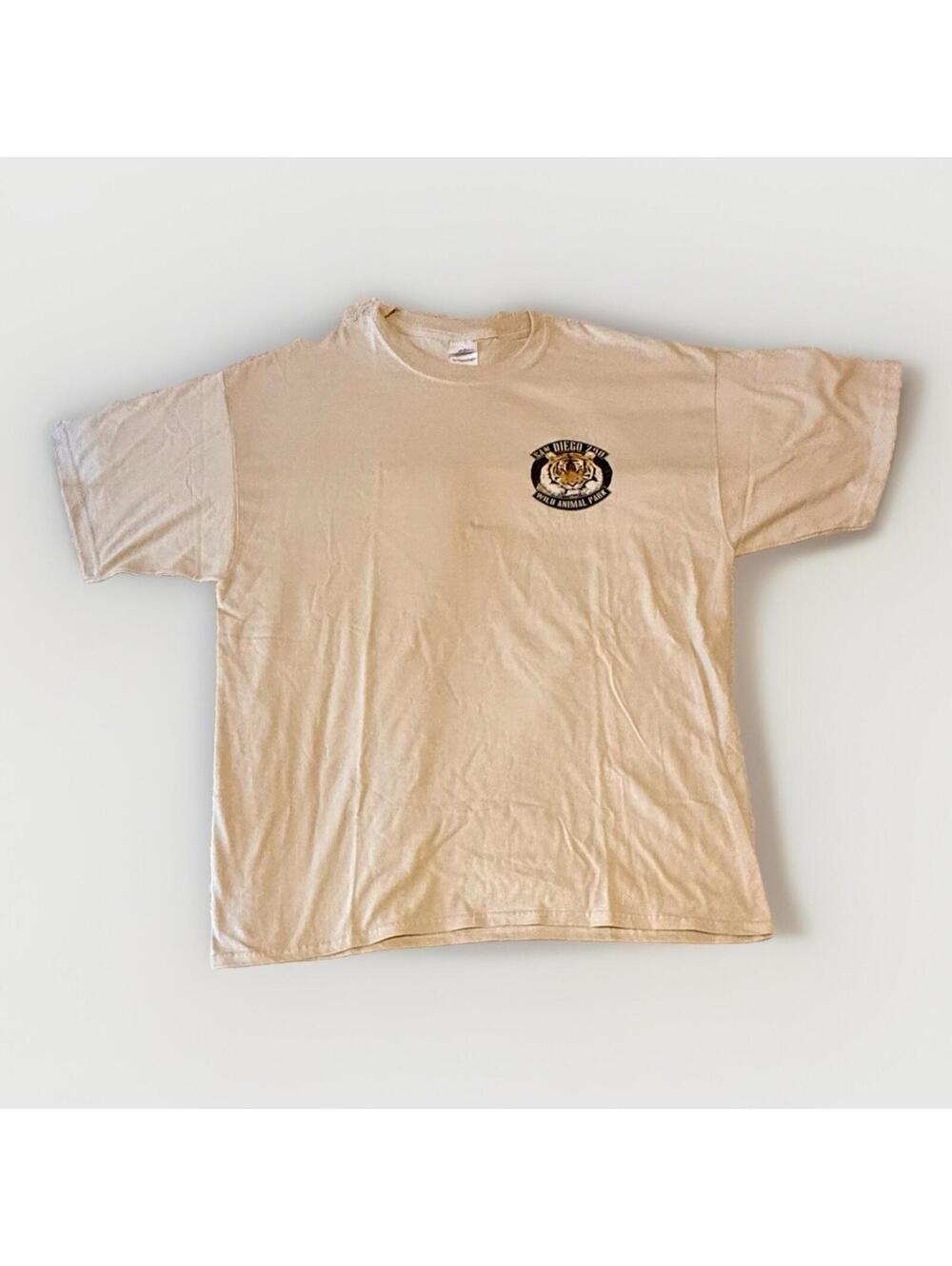 San Diego Zoo Y2k Vintage Vtg Tee Shirt Size L